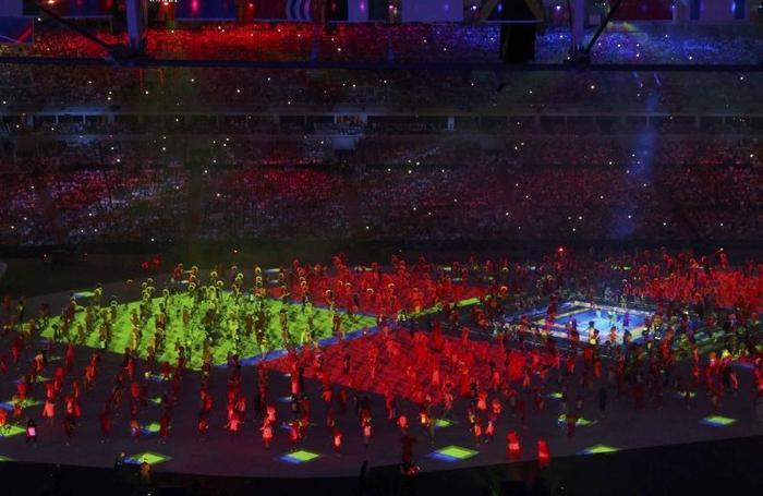 Rio Olimpiyatlarına görkemli açılış