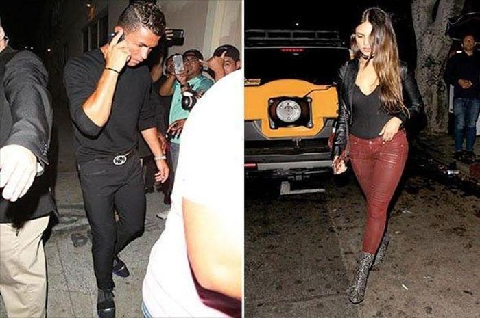 Cristiano Ronaldo, Eiza Gonzales ile yine yakalandı