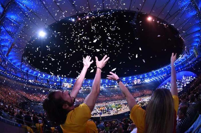 Rio Olimpiyatlarına görkemli açılış