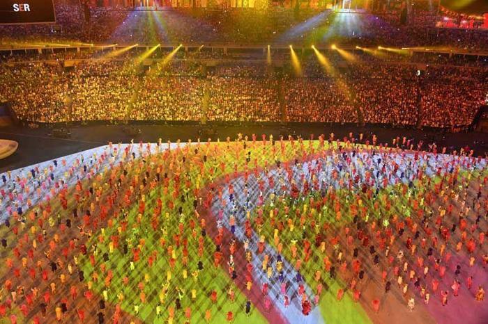 Rio Olimpiyatlarına görkemli açılış