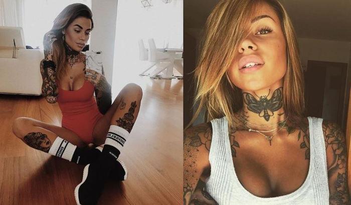 Sergio Agüeronun yanındaki dövmeli güzel Zoe Cristofoli