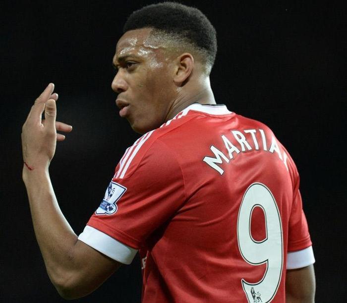 3) Anthony Martial /Manchester United