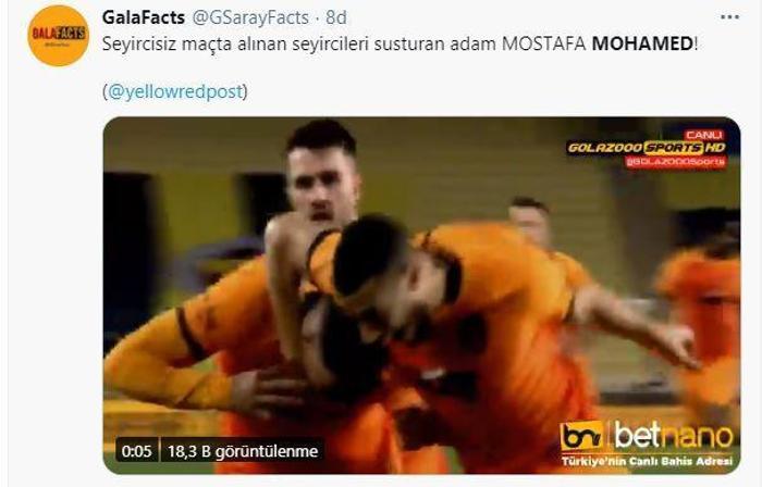 Fenerbahçe - Galatasaray | Mostafa Mohamedin golü sosyal medyayı salladı