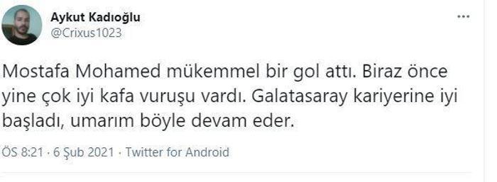 Fenerbahçe - Galatasaray | Mostafa Mohamedin golü sosyal medyayı salladı