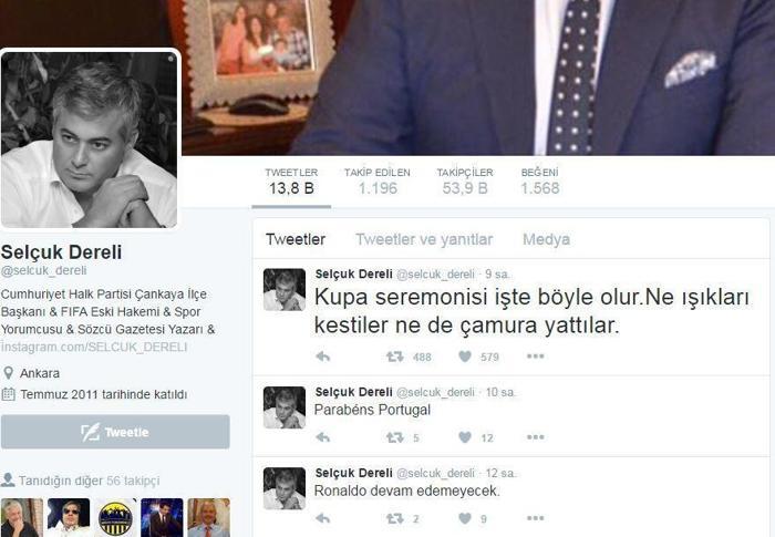Selçuk Dereliden Fenerbahçelileri çıldırtan tweet