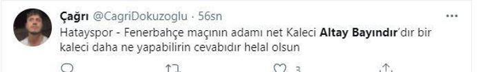 Altay Bayındır şov Hatayspor-Fenerbahçe maçına damga vurdu