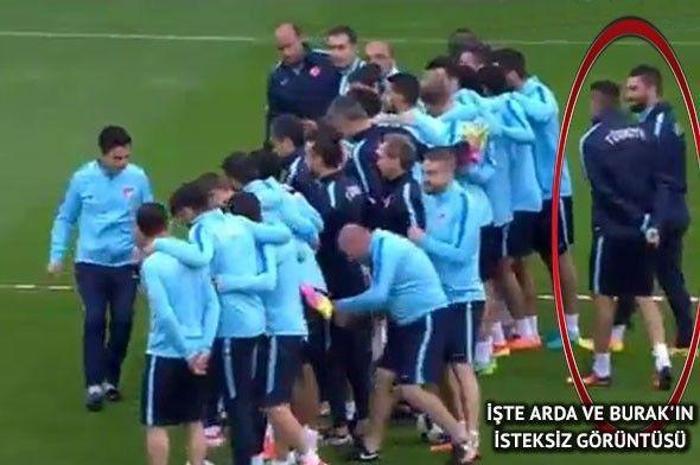 İşte Fatih Terim - Arda Turan gerginliğinin resmi