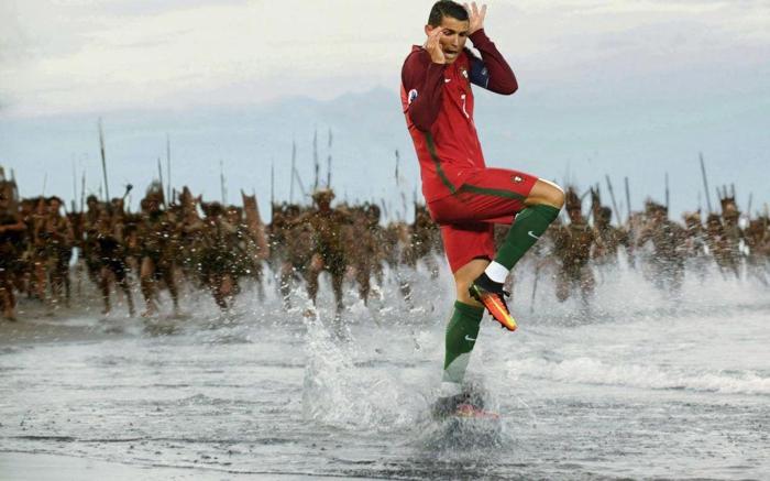 Cristiano Ronaldonun Shoplanarak Mizah Yapıldığı 18 Çalışma