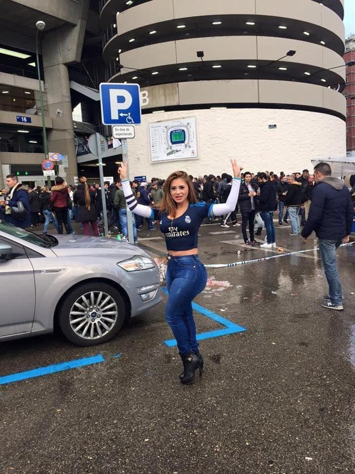 Real Madrid şampiyon oldu, Paraguaylı model Mirtha Sosa çıldırdı