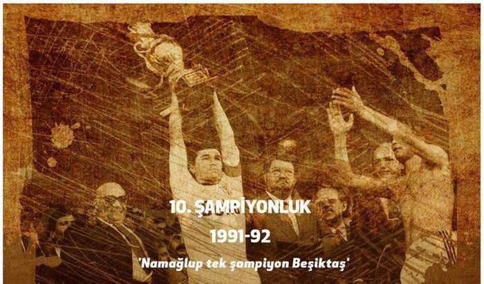 Beşiktaşın yaşadığı şampiyonluklar
