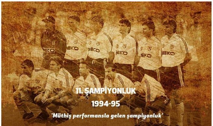 Beşiktaşın yaşadığı şampiyonluklar