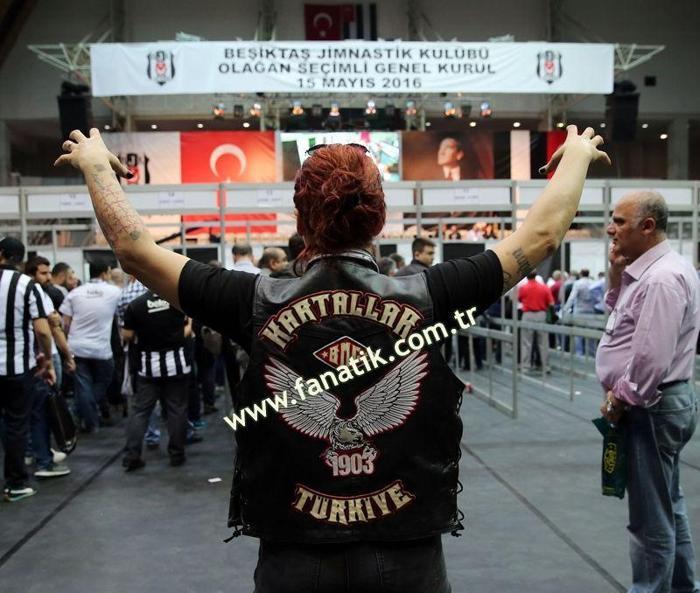 Beşiktaş Kulübünün kongresinden kareler