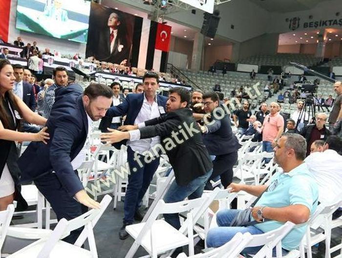 Beşiktaş kongresinde kavga