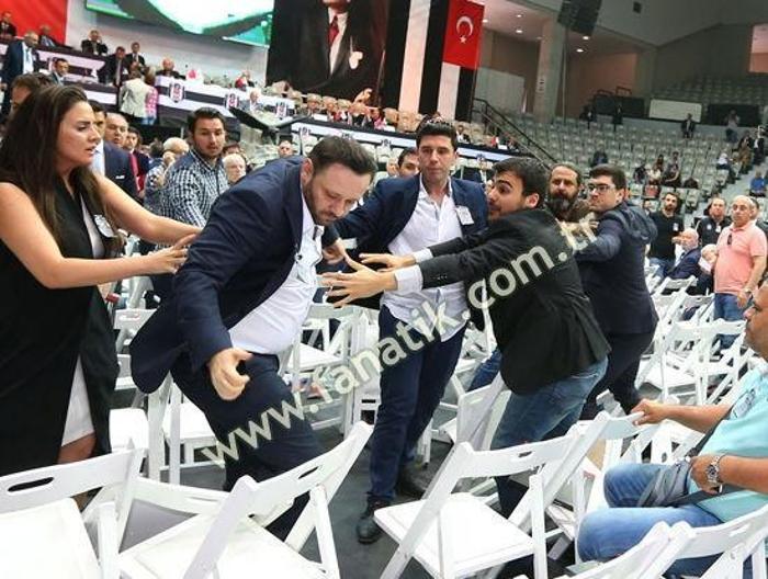 Beşiktaş kongresinde kavga