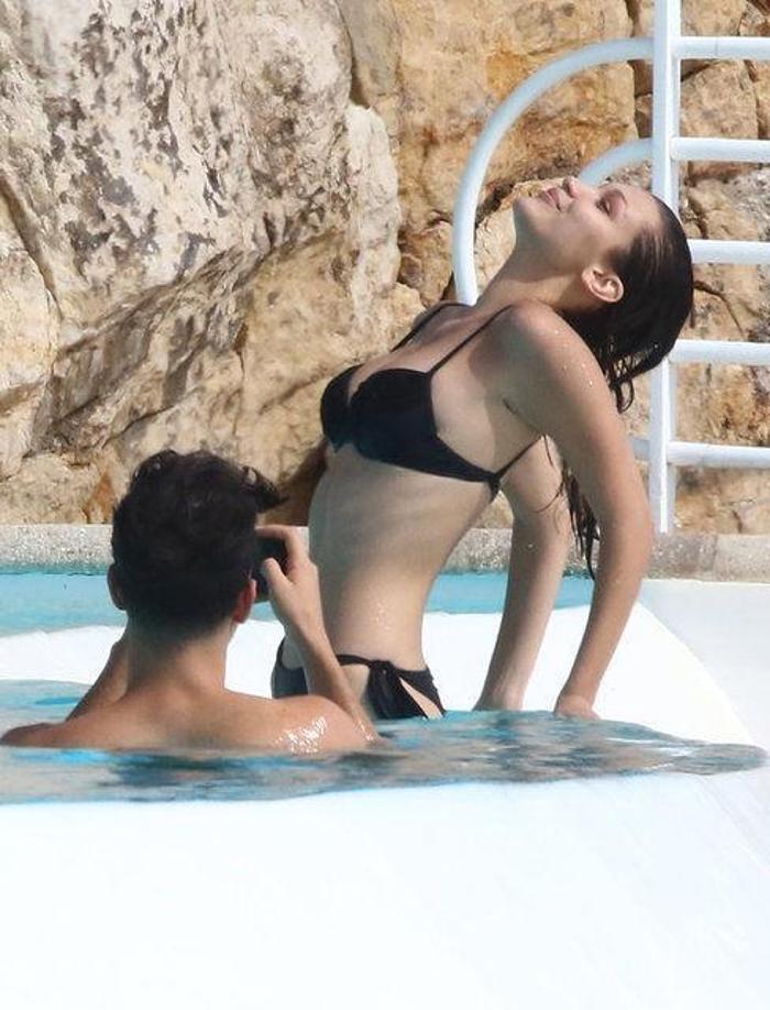 Bella Hadidin Cannes tatili