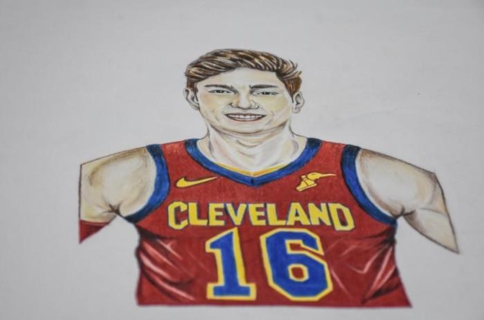 Kara kalem çizimleriyle genç sporculara destek olmayı hedefliyor