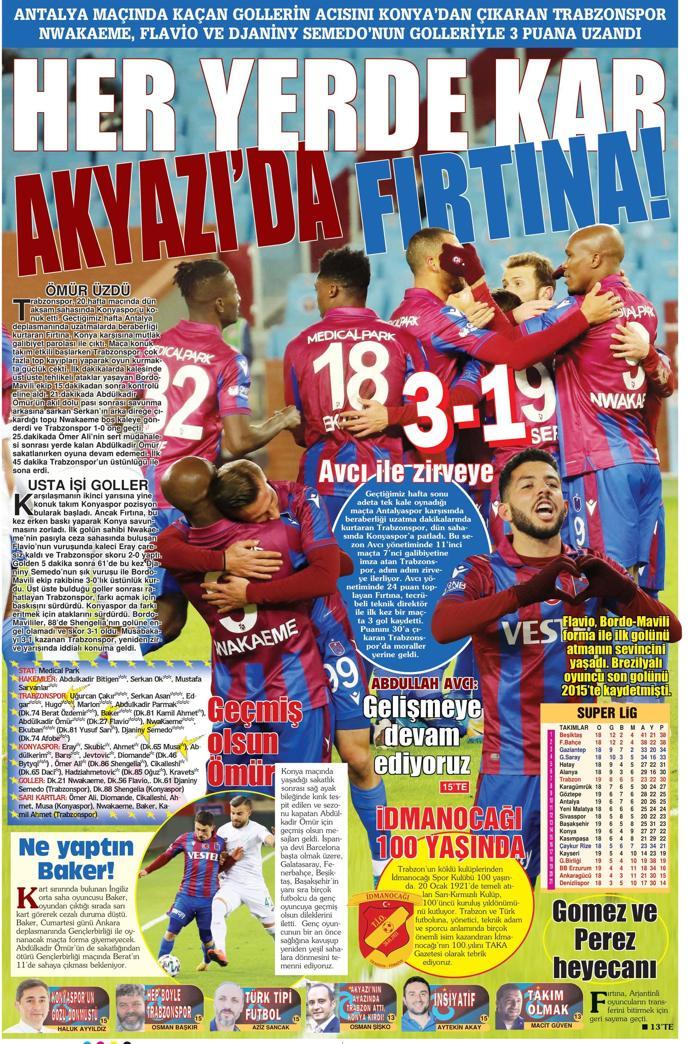 Trabzon yerel basınında buruk sevinç