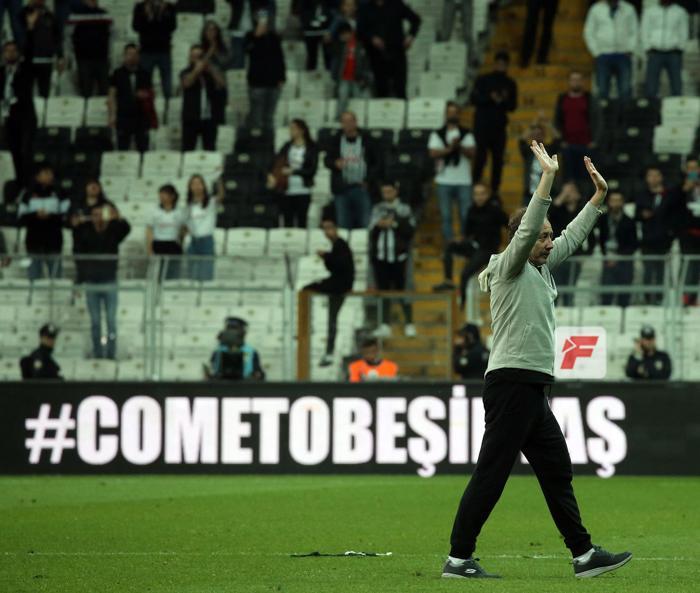 Vodafone Parkta Sergen Yalçın fırtınası Taraftar istedi, geri döndü