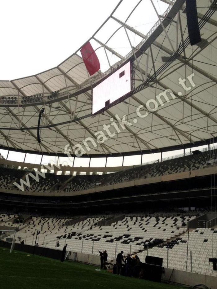 İşte Vodafone Arenadan son görüntüler