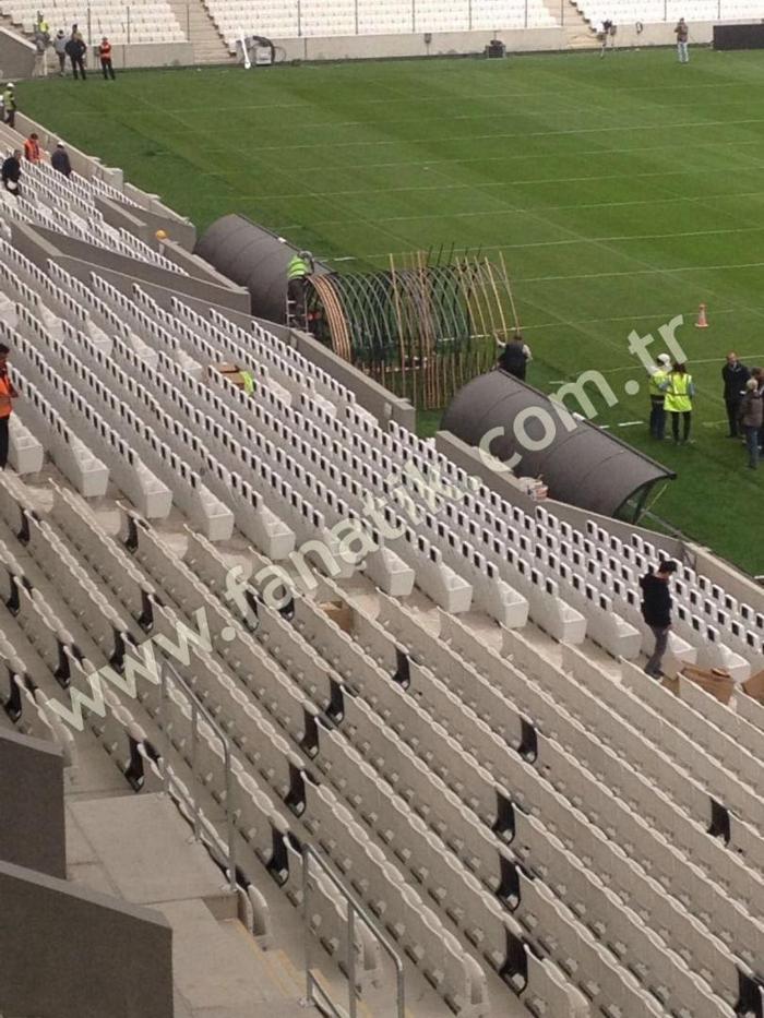 İşte Vodafone Arenadan son görüntüler