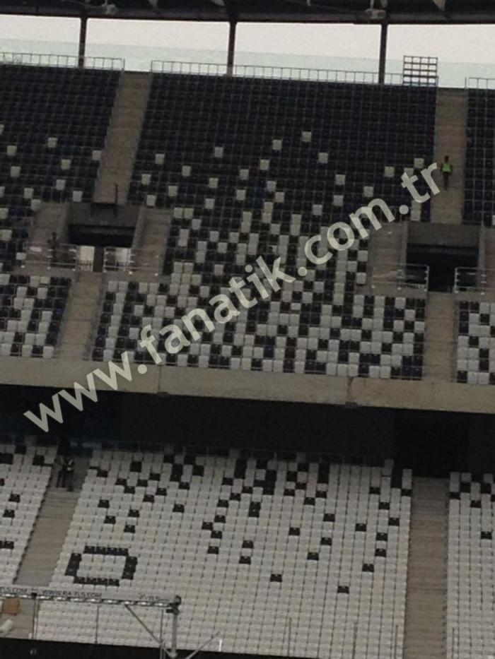 İşte Vodafone Arenadan son görüntüler