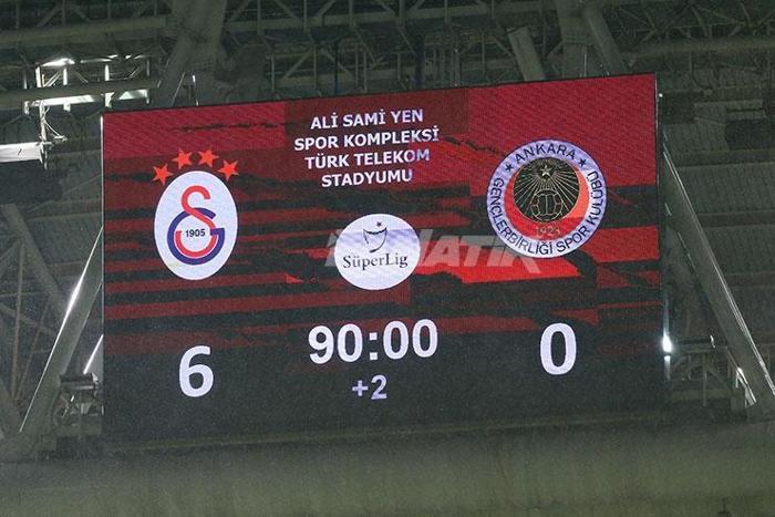 Galatasaray-Gençlerbirliği maçından kareler Fatih Terim...