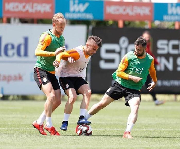Galatasarayda neşeli idman