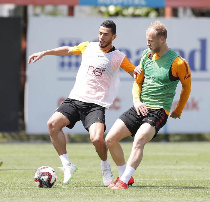 Galatasarayda neşeli idman