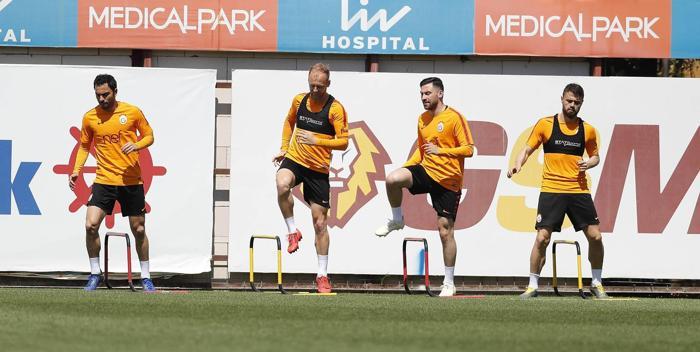 Galatasarayda neşeli idman