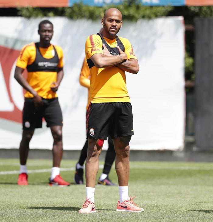 Galatasarayda neşeli idman