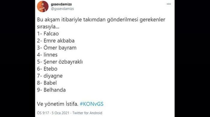 Son dakika Galatasarayda şok Kadro dışı depremi