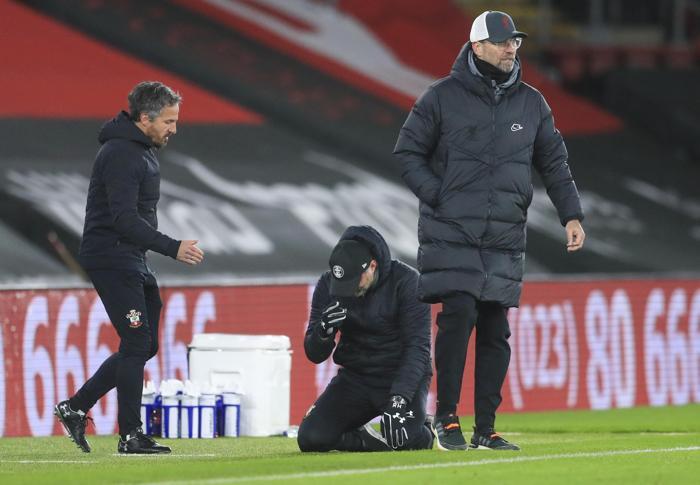 Liverpoola Southampton darbesi Ralph Hasenhüttl göz yaşlarını tutamadı