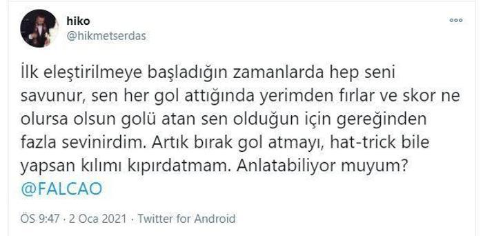 Galatasaray taraftarı isyan etti: Falcao artık yeter
