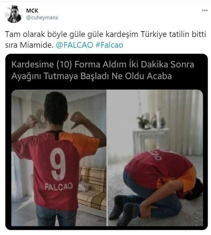 Galatasaray taraftarı isyan etti: Falcao artık yeter