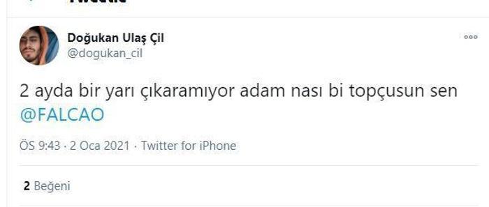 Galatasaray taraftarı isyan etti: Falcao artık yeter