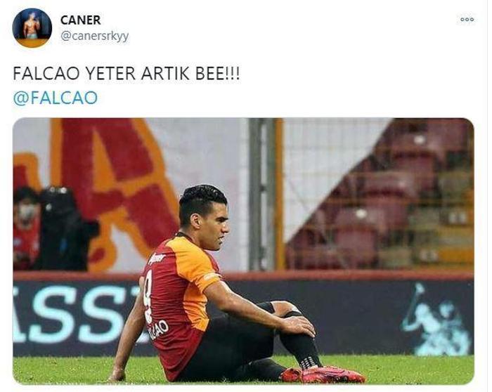 Galatasaray taraftarı isyan etti: Falcao artık yeter