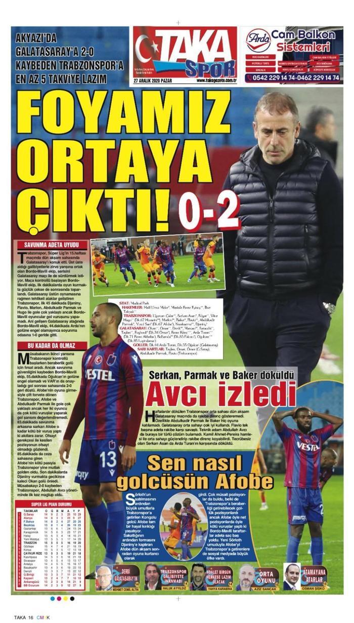 Trabzonspor haberi: Yerel basınından çok sert eleştiriler