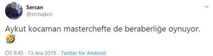 Aykut Kocaman, Masterchefte