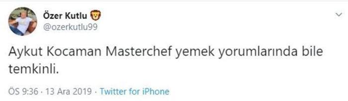 Aykut Kocaman, Masterchefte