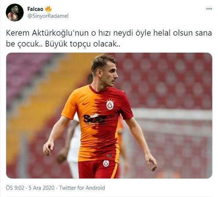Galatasarayın genç futbolcusu Kerem Aktürkoğlu sosyal medyada gündem oldu