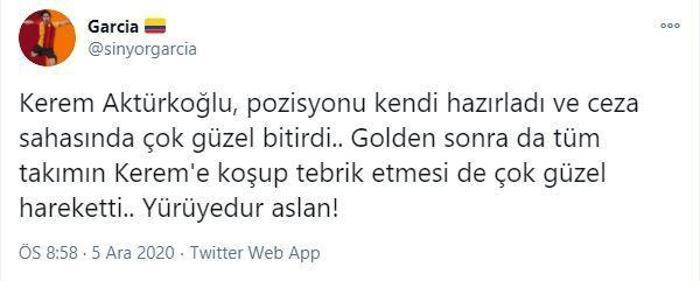 Galatasarayın genç futbolcusu Kerem Aktürkoğlu sosyal medyada gündem oldu