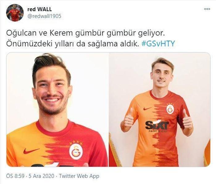 Galatasarayın genç futbolcusu Kerem Aktürkoğlu sosyal medyada gündem oldu