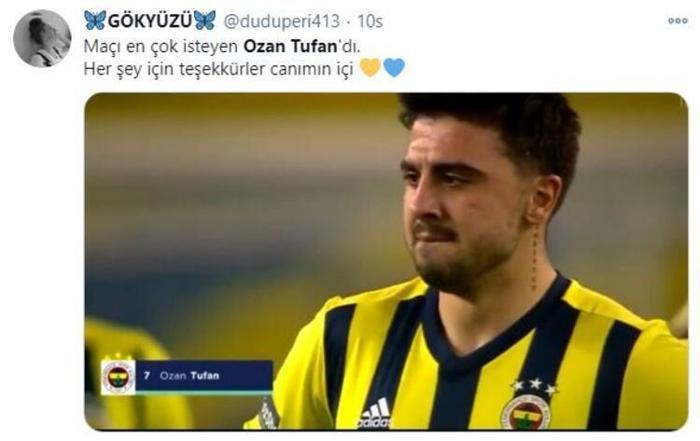 Ozan Tufanın görüntüsü Fenerbahçe - Beşiktaş maçına damgasını vurdu