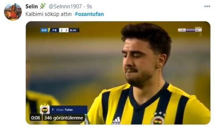 Ozan Tufanın görüntüsü Fenerbahçe - Beşiktaş maçına damgasını vurdu