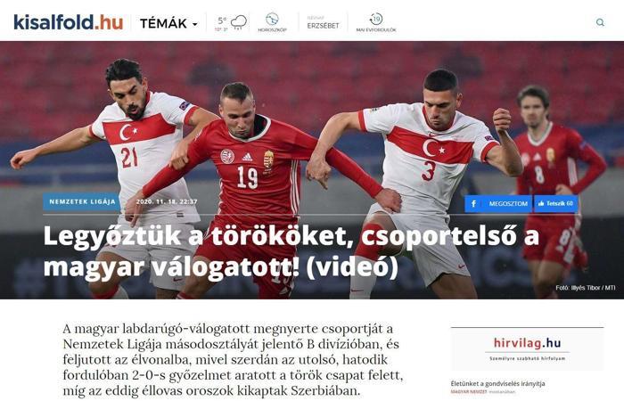 İŞTE MACAR BASINDA MACARİSTAN - TÜRKİYE MAÇI MANŞETLERİ