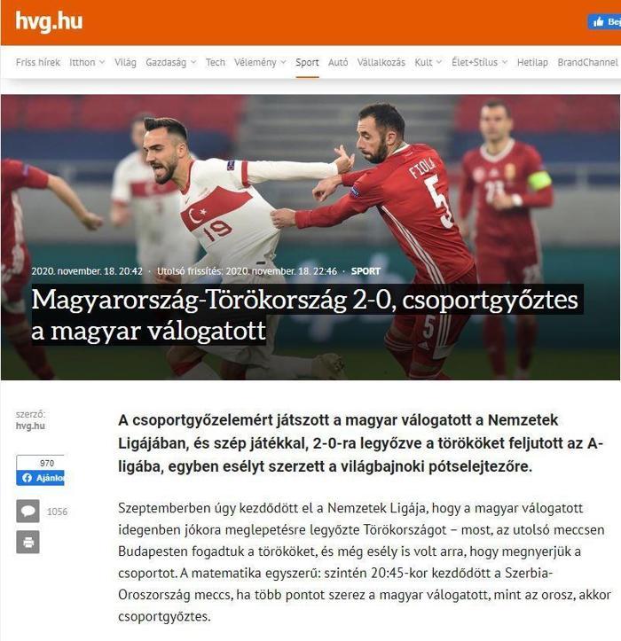 Macar basını Macaristan - Türkiye maçını manşetlere taşıdı