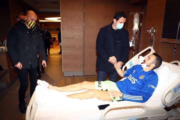 Fenerbahçeli Harun Tekine moral ziyareti
