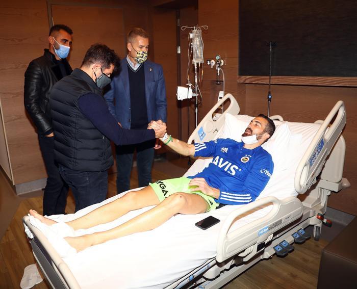 Fenerbahçeli Harun Tekine moral ziyareti