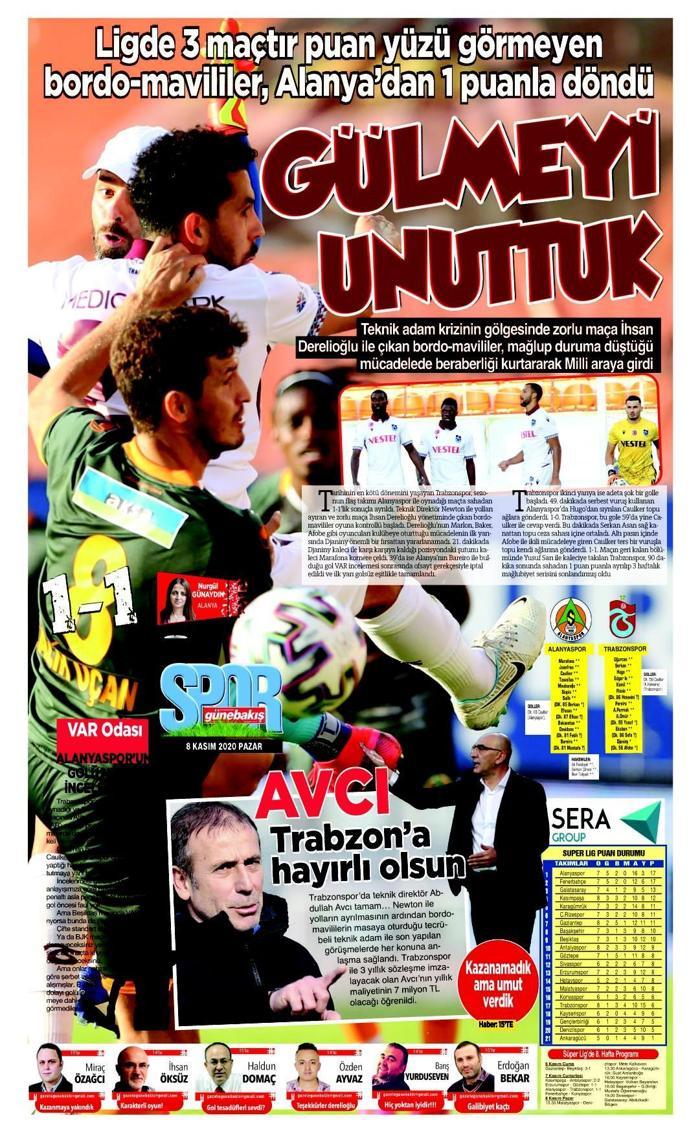 Yerel basından Trabzonspora eleştiriler: Gülmeyi unuttuk