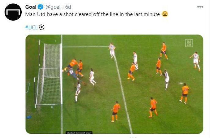 Unitedın topu son dakikada çizgiden çıktı